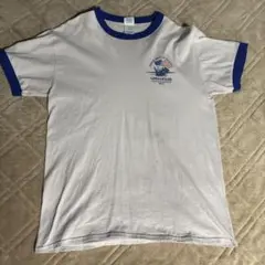 アメカジ　リンガーTシャツ　エイジング加工