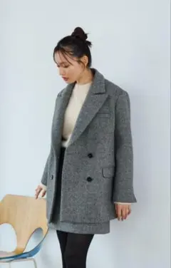 EMMEL REFINES ボンディングビッグジャケット S コート