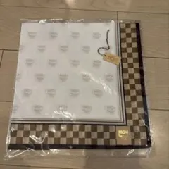 MCM チェック柄 ハンカチ