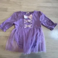 ラプンツェル　ワンピース風ロンパース