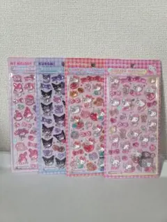 正規品　サンリオ第二弾　四種　マイメロ　クロミ　キティ二種