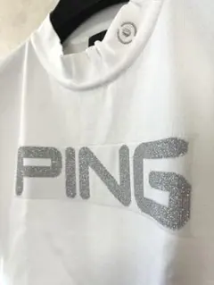 新品☆未使用品　PING ピン　ゴルフウエア　半袖ニットモックネック　LLのサムネイル