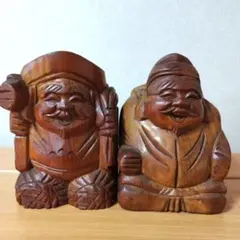 開運招福】縁起物 出雲大社 福の神面 置物 恵比寿 大黒天 壁掛け