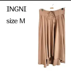夏物早割セール❣️詰め放題対象❣️イング☆　プリーツスカート　ベージュ　M
