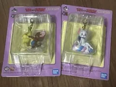 一番くじ トムとジェリー F賞 フィギュアチャーム 2種 TOM ＆ JERRY