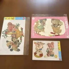 Meyercord社 転写シール デカール ビンテージ ラバードール くま 