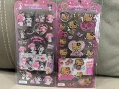 サンリオドロップジュエリーシール　日焼けキティ　マイメロクロミ