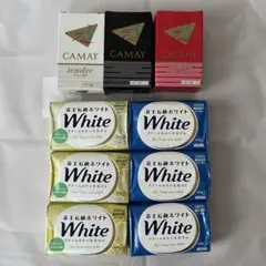 카오 화이트 배스 사이즈 CAMAY 비누 벌크 세일 솔리드 비누