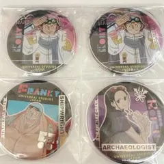 USJ ワンピース　缶バッジ　コビー　フランキー　ロビン