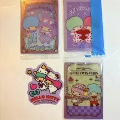 キキララ　リトルツインスターズ　クリアステッカー　ウエハース　カード　セット