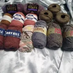 ハマナカ　パピー　ミックス等　毛糸　まとめ売り　カラームーバ