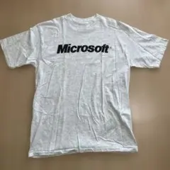 90年代Microsoft マイクロソフト　ロゴプリントTシャツ　オニータのサムネイル