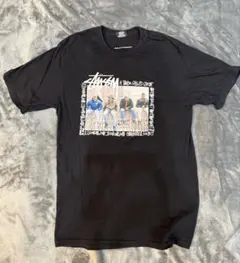 STUSSY ATCQ フォトTシャツ 黒 M