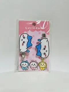 韓国限定 ちいかわ ハチワレ ヘアクリップ2個セット