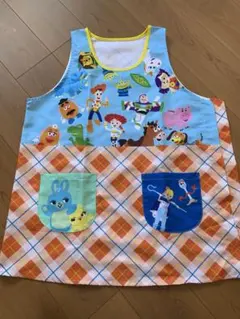 トイ・ストーリー エプロン LL～3L ☆ 保育士 介護士 大きめサイズ ☆