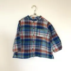 BONTON 18M チェック柄長袖シャツ（マルチカラー）