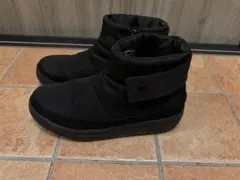 ブラックショートブーツ ジッパー付き