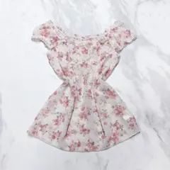 レストローズ♡姫ロリ♡花柄ドットチュニック　ロリータ　アンティーク　y2kのサムネイル