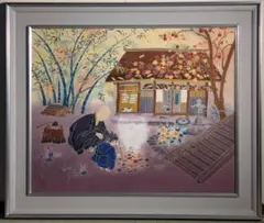 真作保証 木版画 川瀬巴水 富士の雪晴 新版画 土井版画 田子の浦