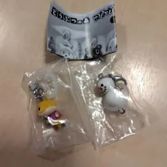 どうぶつの森 つながるチャーム 2種(ゆきだるま・ハムスケ）セット