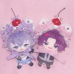 ヘッドドレス ぬい服 にじぱぺ にじぱぺっと 猫耳 さくらんぼ ピンク 紫