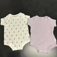 プティマイン 70 半袖 ロンパース肌着