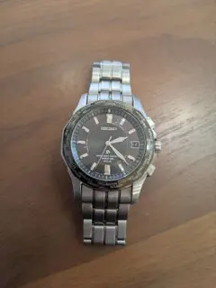セイコー ブライツ 電波ソーラー ワールドタイム メンズ腕時計 SEIKO