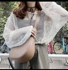 未使用タグ付きGRL ドロストメッシュトップス[pm338] Fサイズのサムネイル