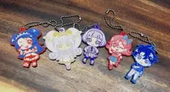 ひみつのアイプリ　ラバーマスコットコレクション4 コンプリート　5点セット