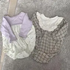 ロンパース　テータテート　カバーオール