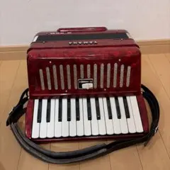 【ジャンク品】YAMAHA S-25B アコーディオン ケース付 一部鍵盤不良のサムネイル