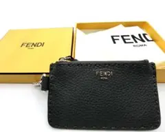 【新品未使用】FENDI / コインケース カードケース / グレー /セレリア