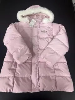 kp ピンク フード取り外し付きダウンコート140センチ新品
