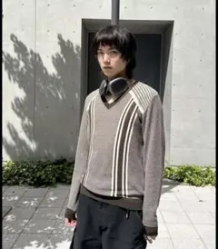 90s ARMANI JEANS カーブニット　深水光太