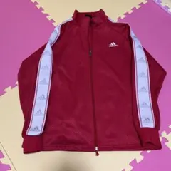 お値下げしました。adidas レッド ジャージセット　レディース