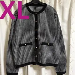 HK WORKS LONDONしまむら 大きいサイズ XL カーディガン・綺麗め