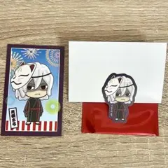 ヒロアカ コラボカフェ andGALLERY 特典カード ステッカー 死柄木弔