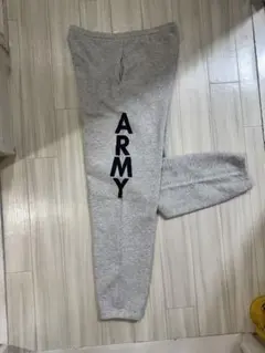 米軍 US ARMY スウェットパンツ グレー トレーニングパンツ