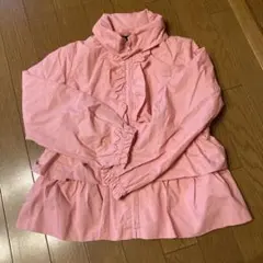Barbie140ピンク フリル付きジャケット