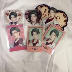 にじさんじ Rose Valentine ハート型缶バッジ 五木左京