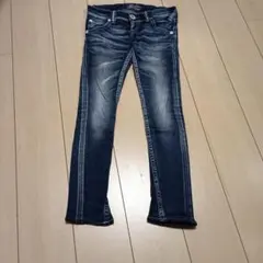 Rodeo Crowns スキニージーンズ ダークブルー23インチ