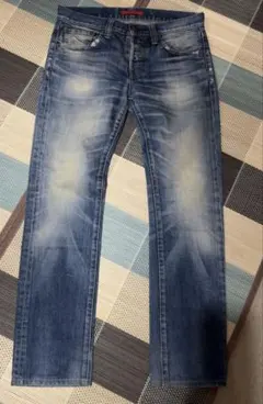 REDCARD ダメージ加工denim ストレートデニム