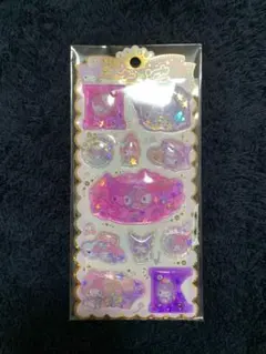 キラキラウォーターinシール　マイメロ　クロミ