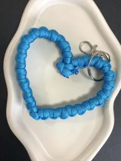 ハンドメイド　パラコード　キーホルダー　キーリング　キーチャーム　ハート　推し活