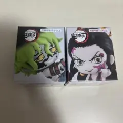 鬼滅の刃　ちょこっとひっかけフィギュアぷち　堕姫　妓夫太郎