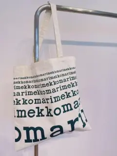 マリメッコ　エコバッグ　トートバッグmarimekko限定品グリーン