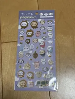 ちいかわ　ゴールドクリアシール　リボン