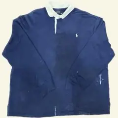 90'sラルフローレン ラガーシャツ