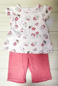 女の子　GU　Tシャツ　ズボン　セット　110サイズ