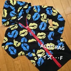 ACDC RAG エーシーディーシーラグジップアップ パーカー サブカル y2kのサムネイル